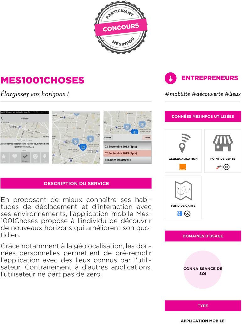 Fiche service prototype Mes1001Choses