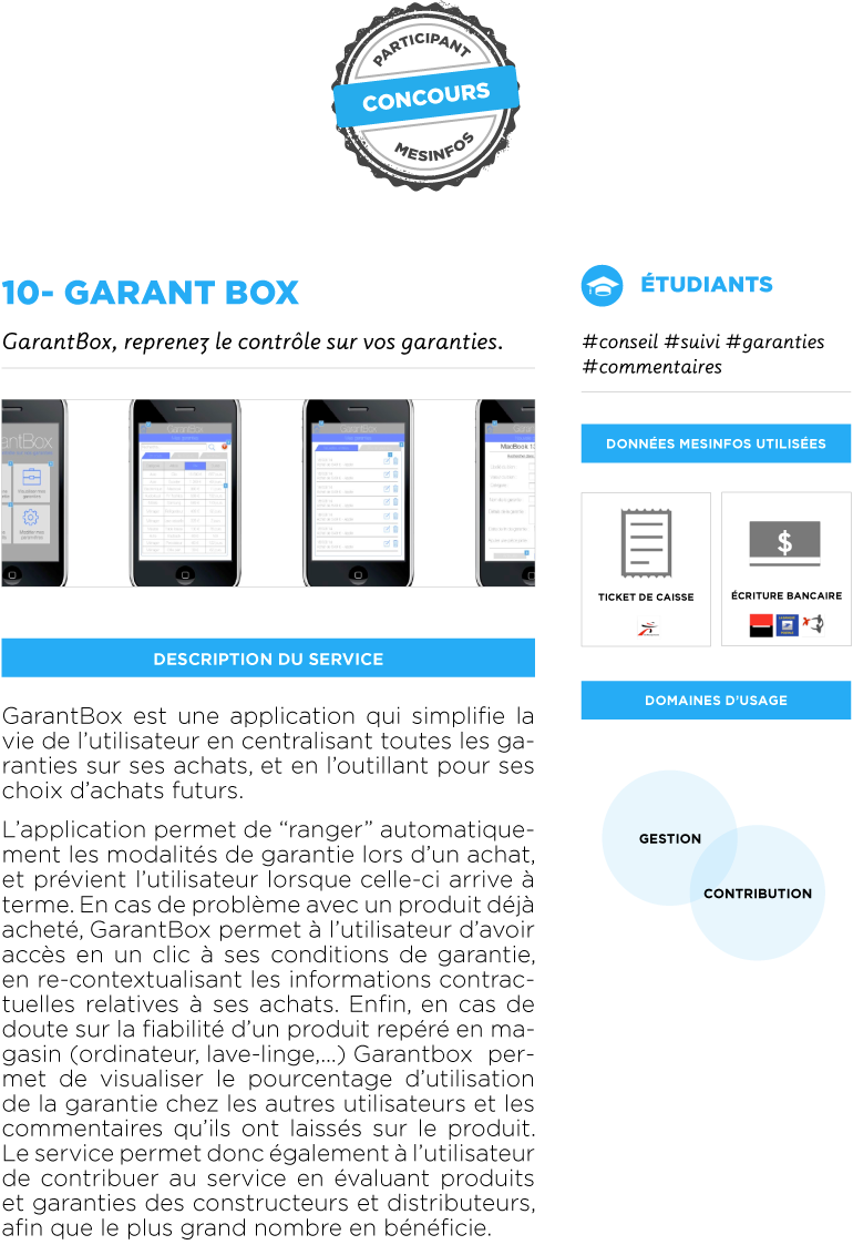 Fiche service concept Garant Box